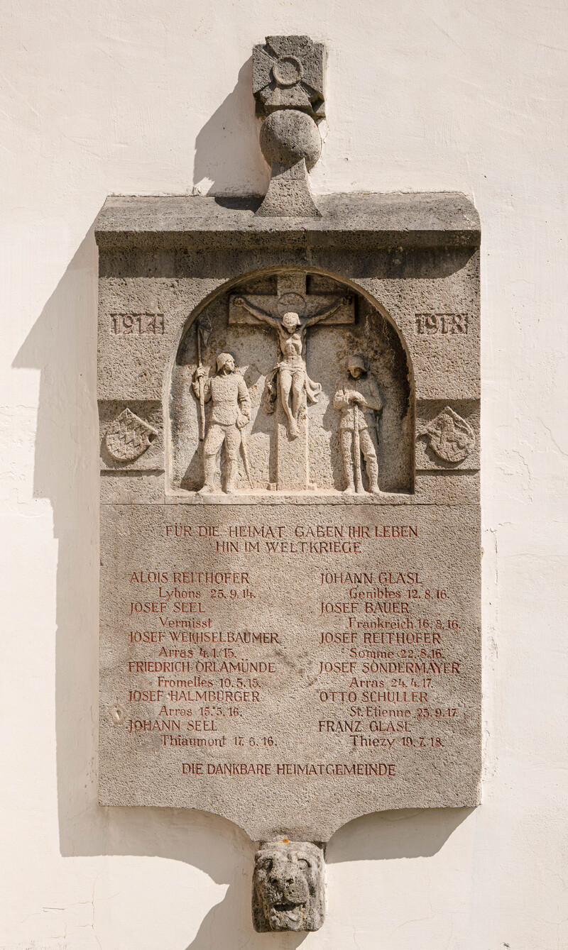 Kriegergedenktafel - Erster Weltkrieg – Denkmal/Kunstwerk in München