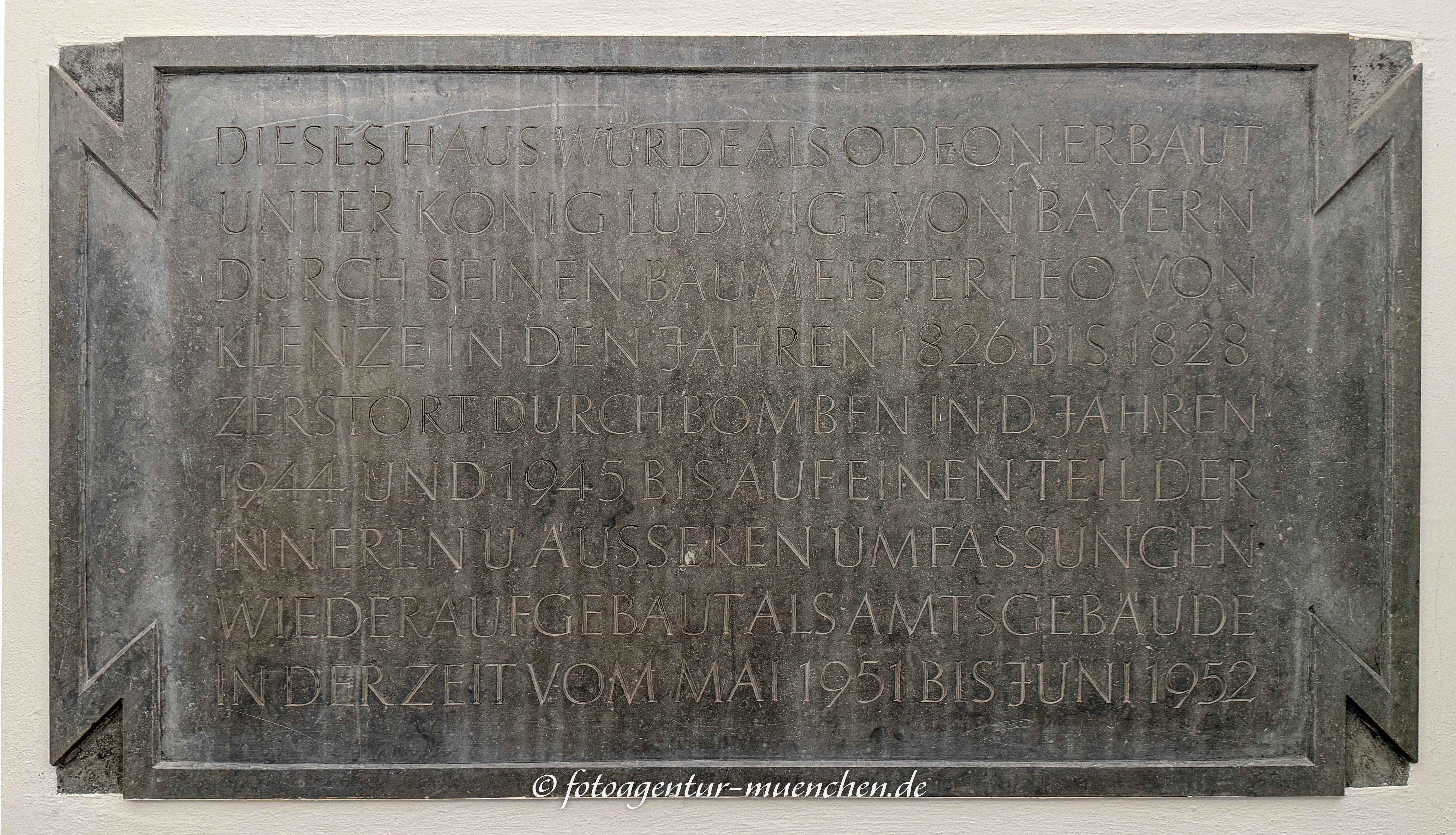 Gedenktafel - Odeon