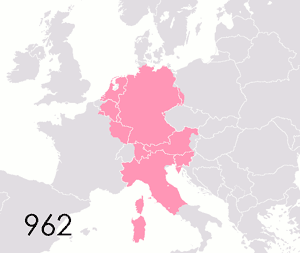 Historische Karte: Heilig Römisches Reich (Entwicklung)