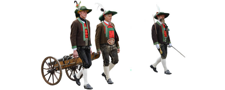 Impressionen vom Oktoberfest Trachten- und Schützenzug in München