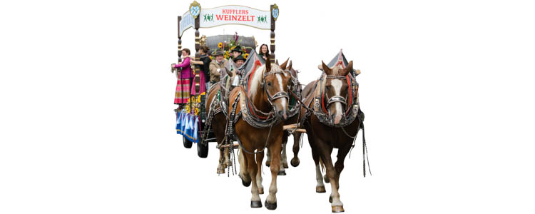Impressionen vom Oktoberfest Wirteeinzug in München