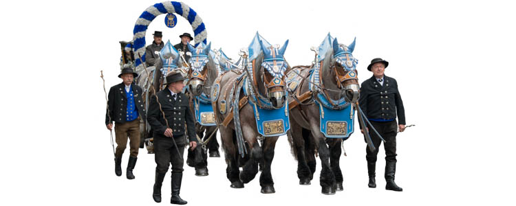 Impressionen vom Oktoberfest Wirteeinzug in München