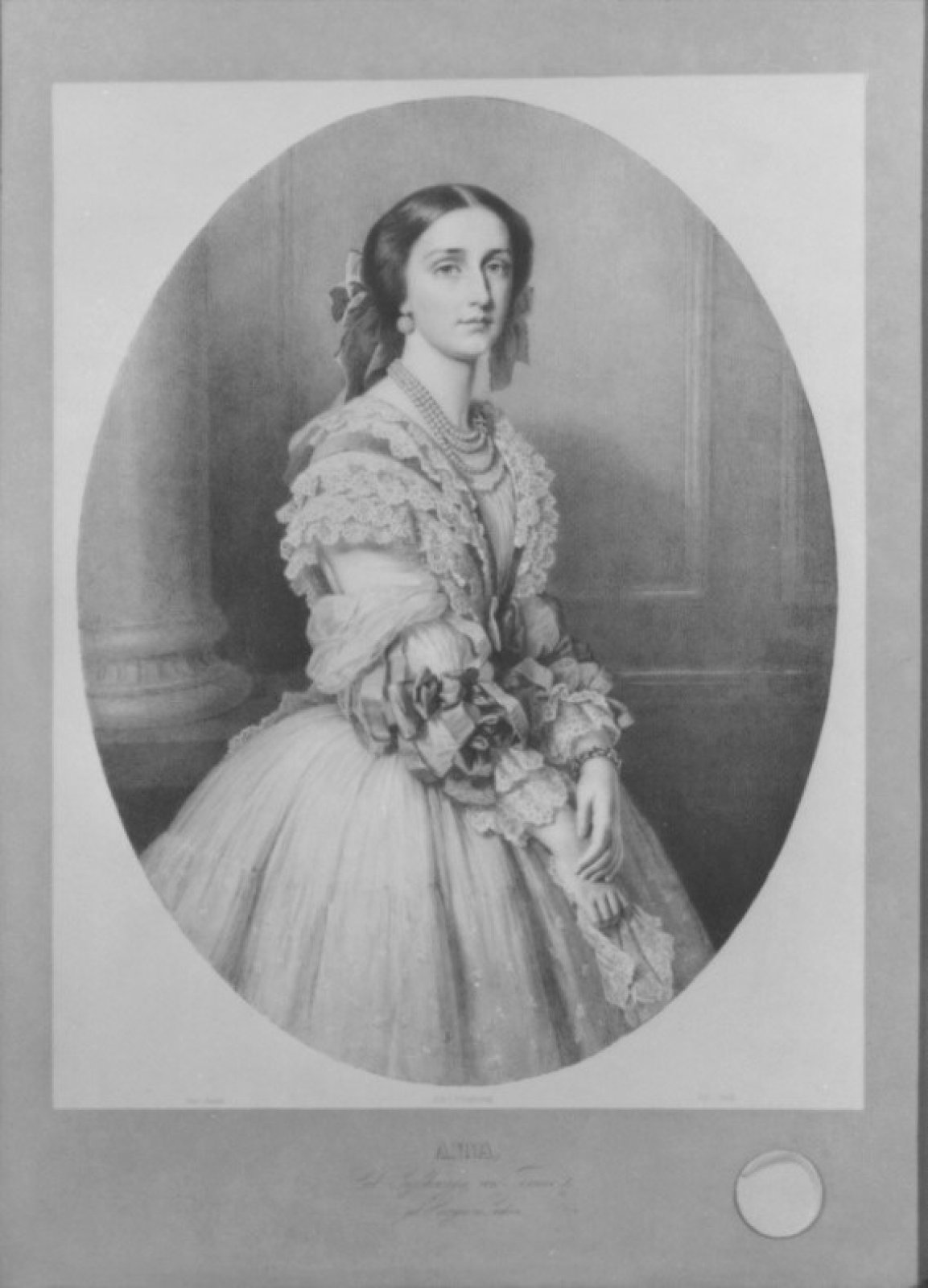 Porträt von Anna Maria von Sachsen