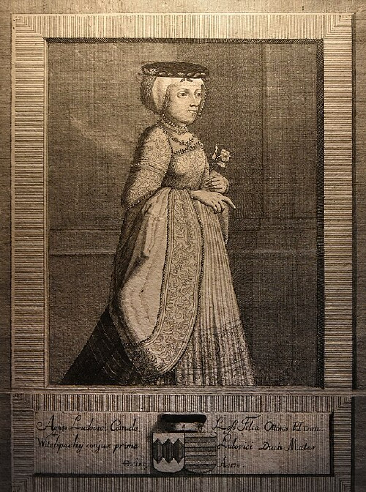 Porträt von Agnes von Loon