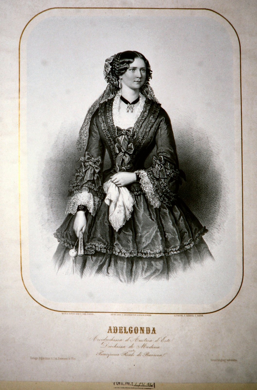 Porträt von Adelgunde Auguste