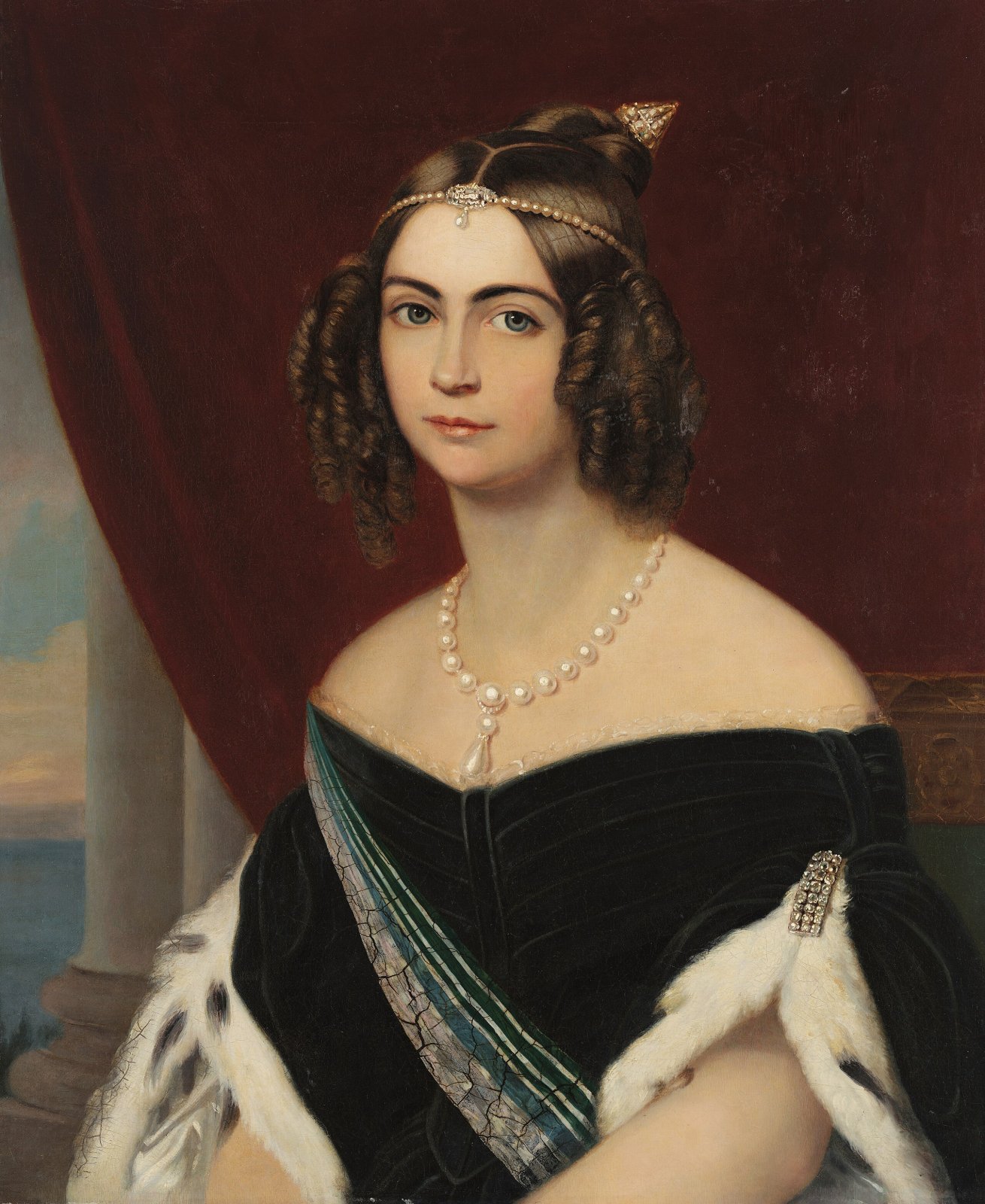 Porträt von Amélie von Leuchtenberg