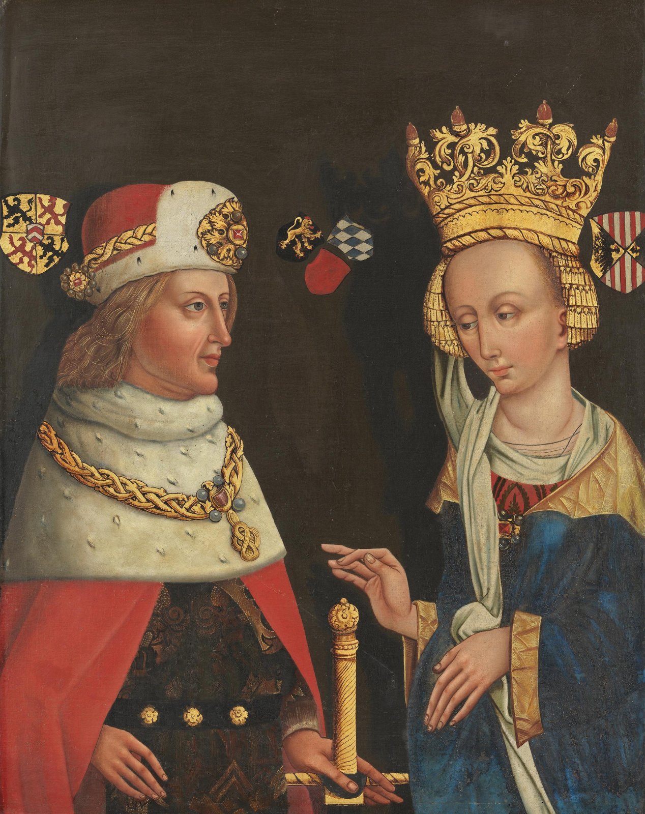 Porträt von Beatrix von Sizilien-Aragon