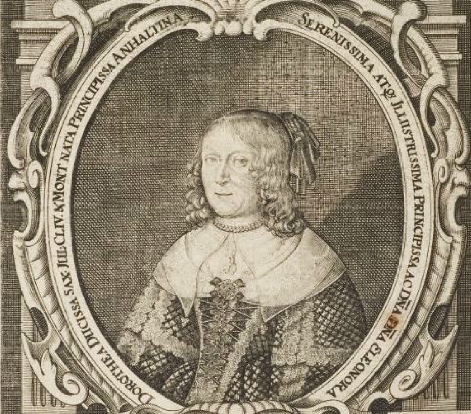 Porträt von Eleonore Dorothea