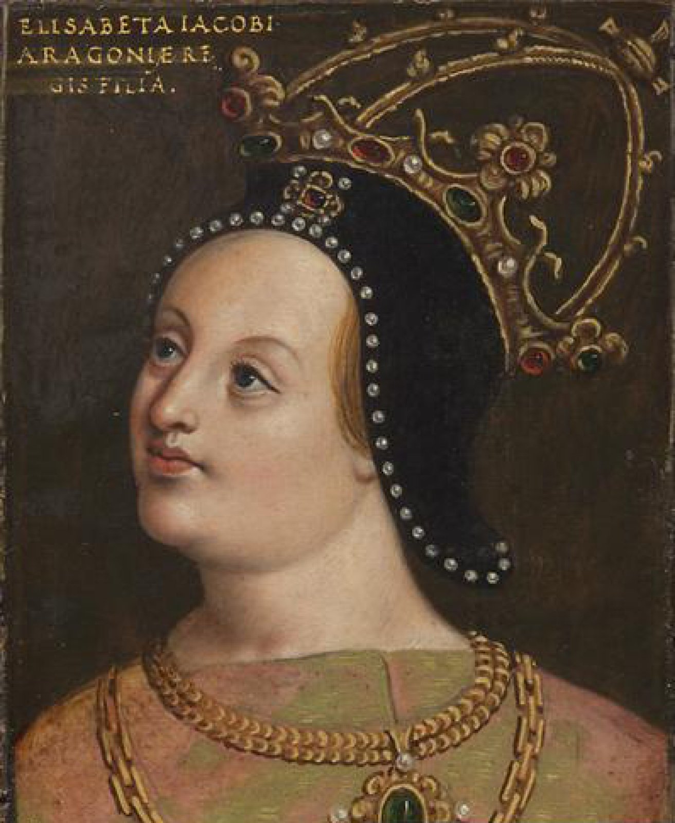 Porträt von Elisabeth von Aragón