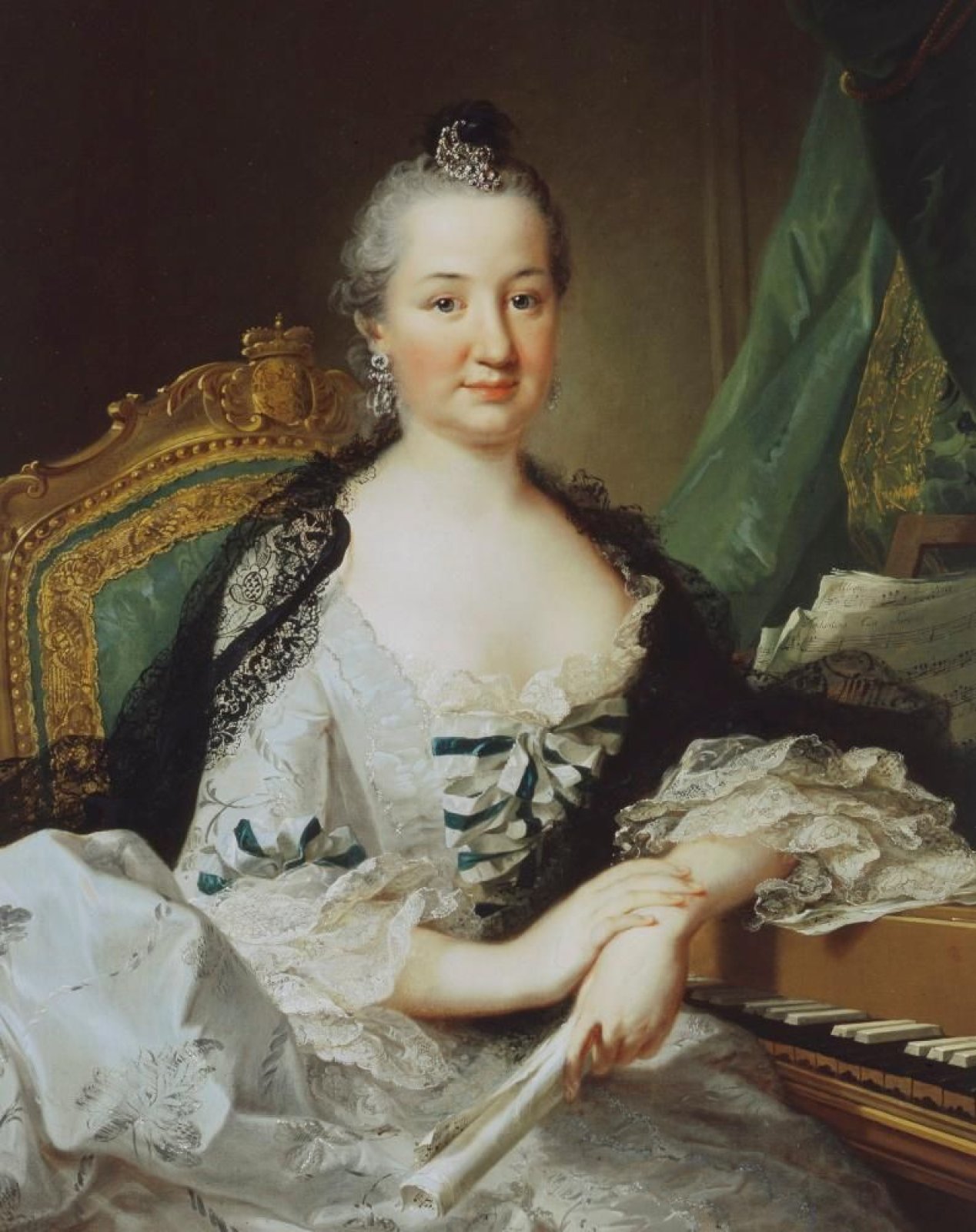 Porträt von Elisabeth Auguste von Pfalz-Sulzbach