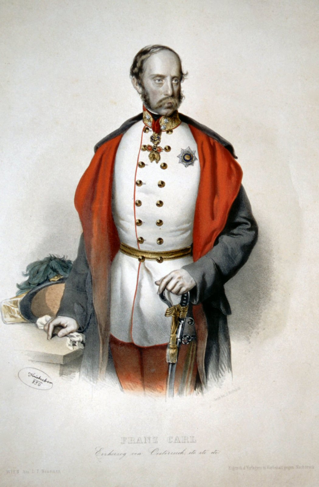 Porträt von Franz Karl