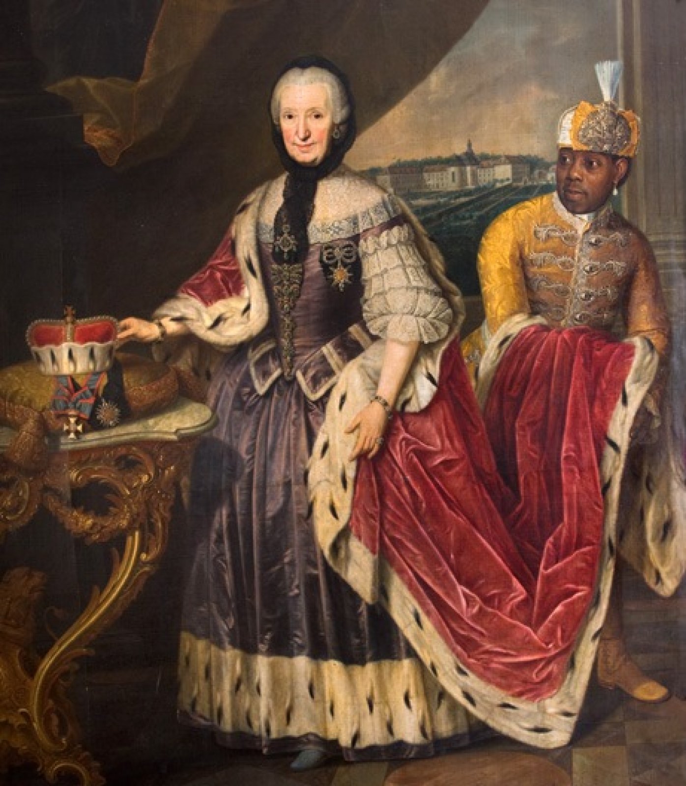 Porträt von Franziska Christine von Pfalz-Sulzbach