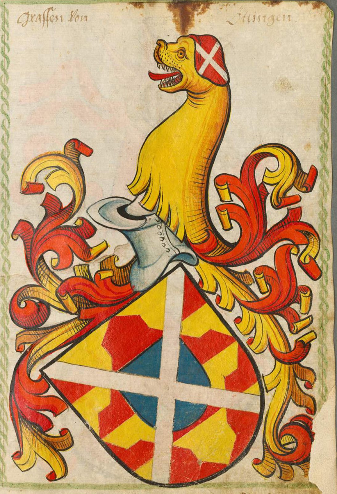 Porträt von Irmengard von Oettingen