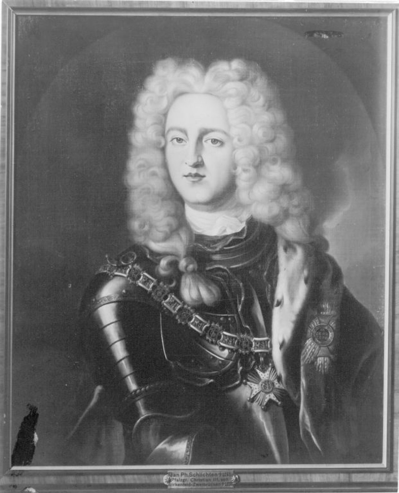 Porträt von Johann Christian Joseph von Pfalz-Sulzbach
