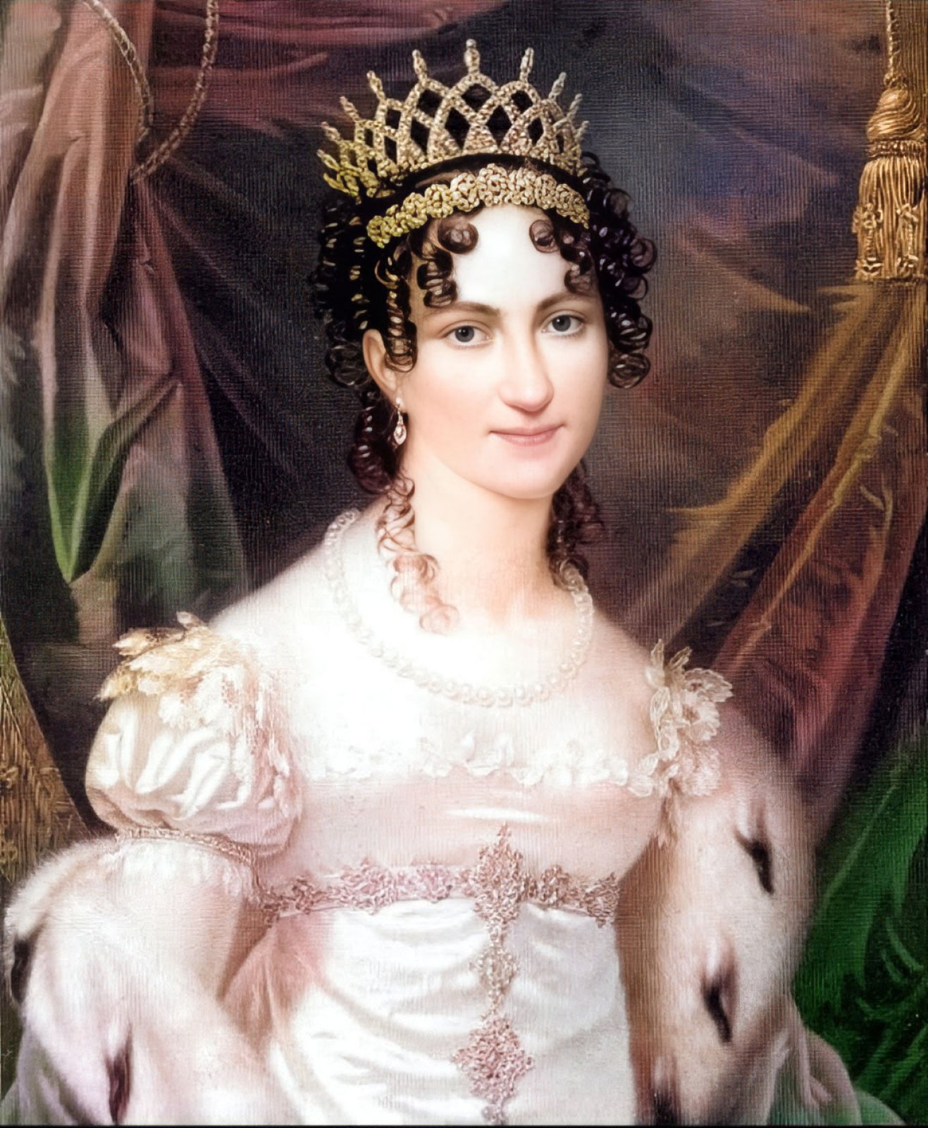 Porträt von Karoline Auguste von Bayern