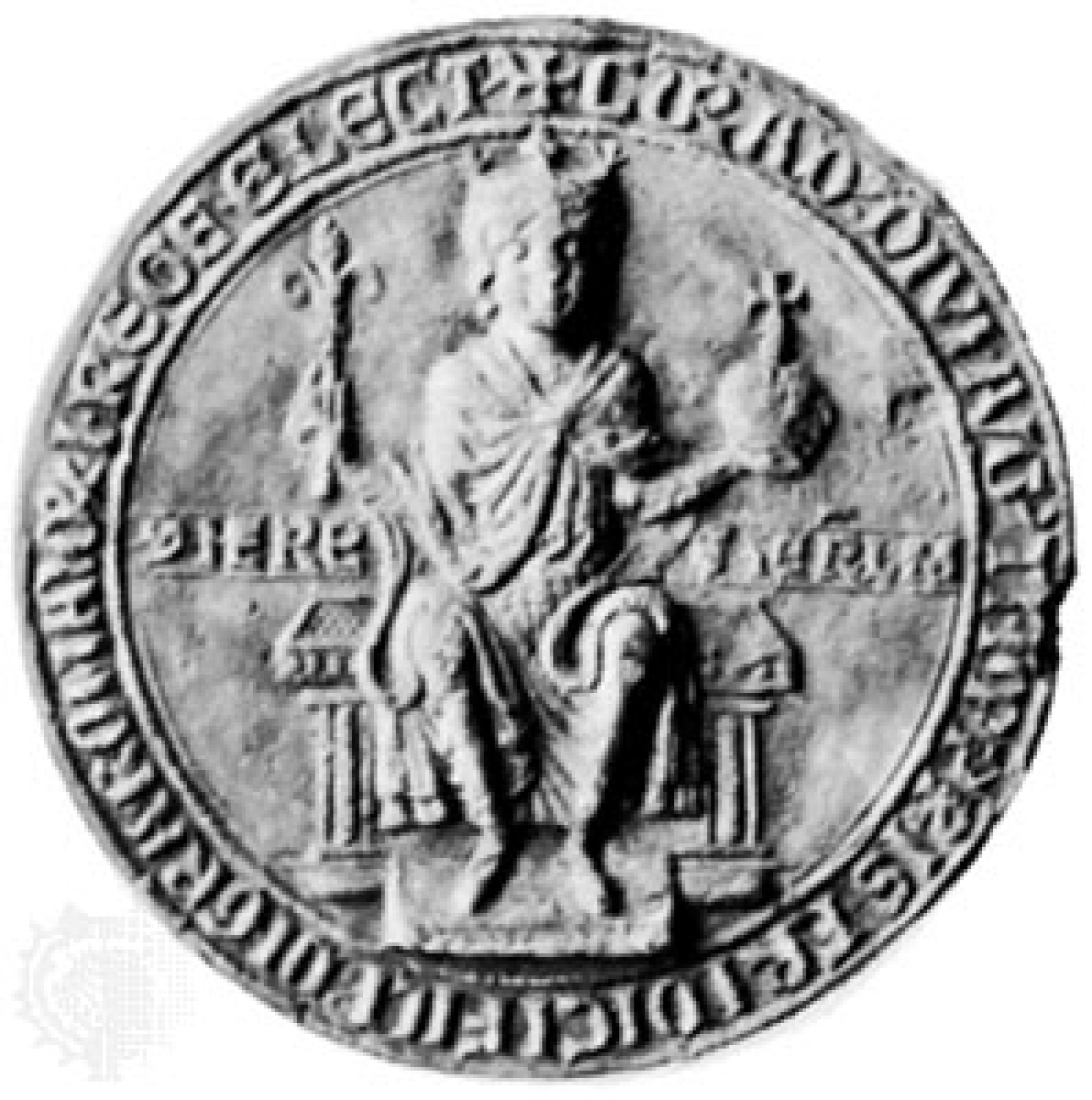 Porträt von Konrad IV.