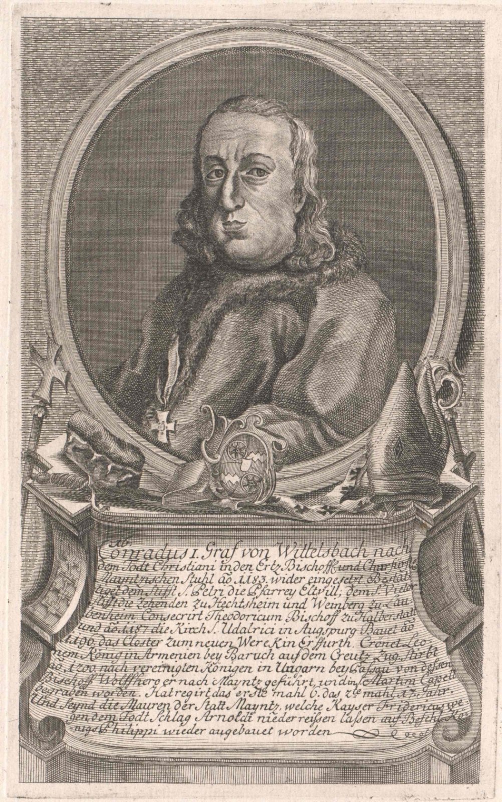 Porträt von Konrad I. von Wittelsbach