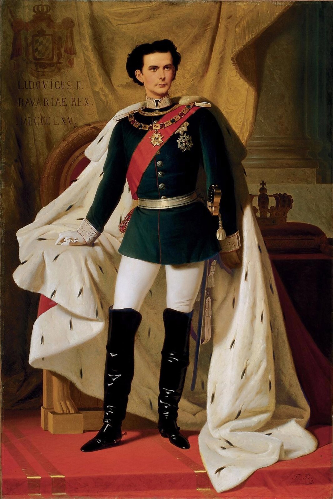 Porträt von Ludwig II.