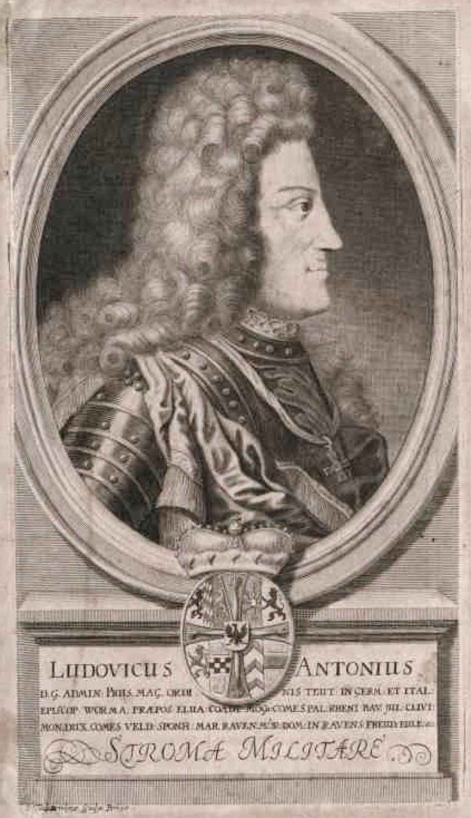 Porträt von Ludwig Anton von der Pfalz