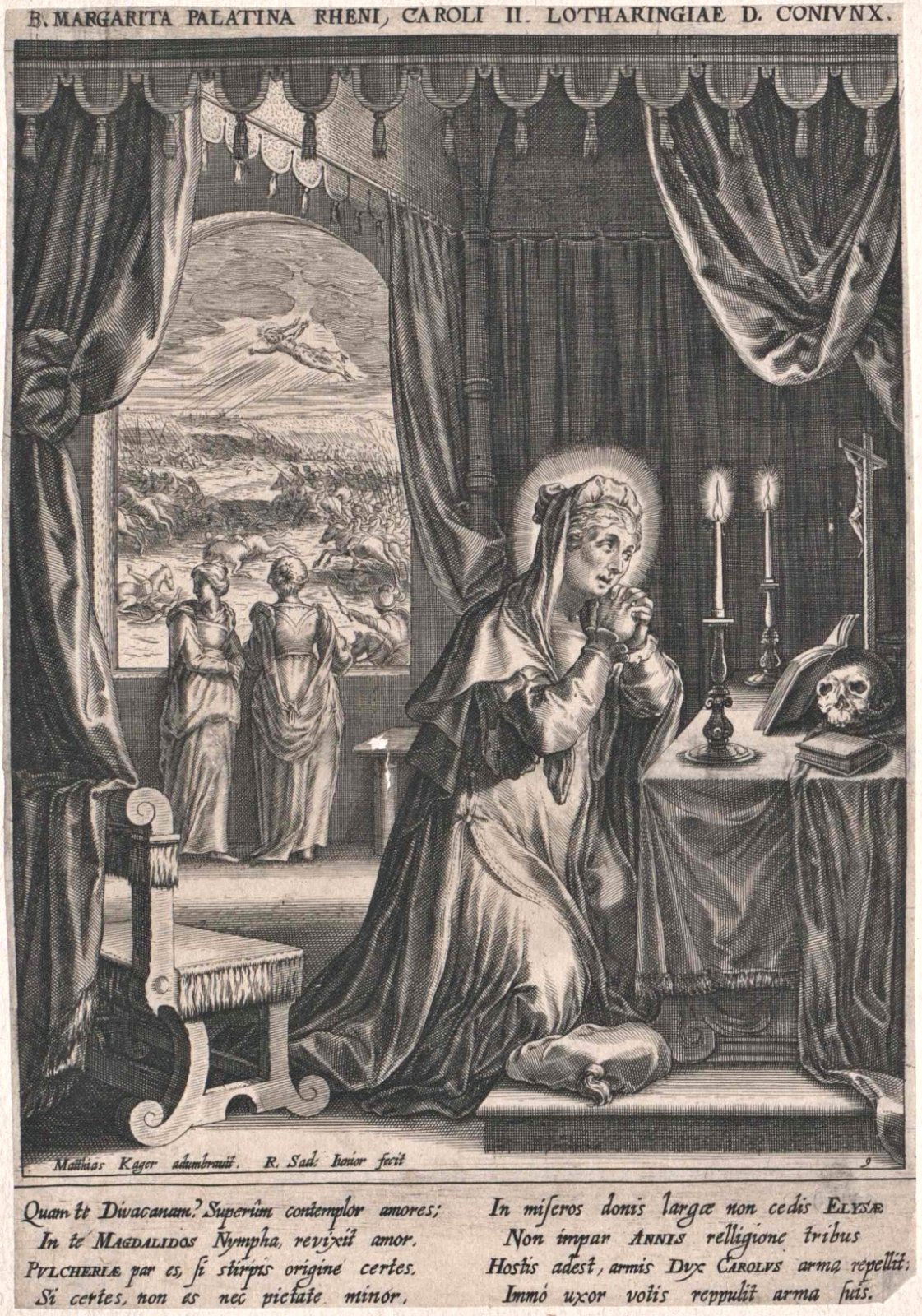 Porträt von Margarete von der Pfalz