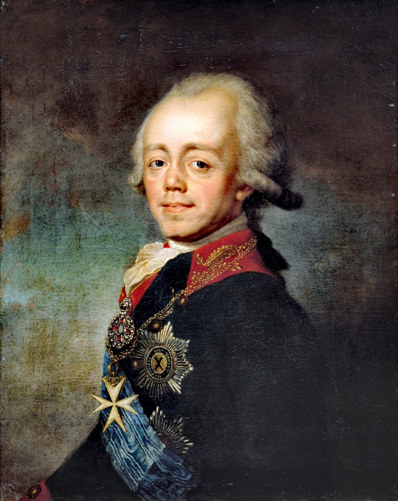 Porträt von Paul I. (Russland)