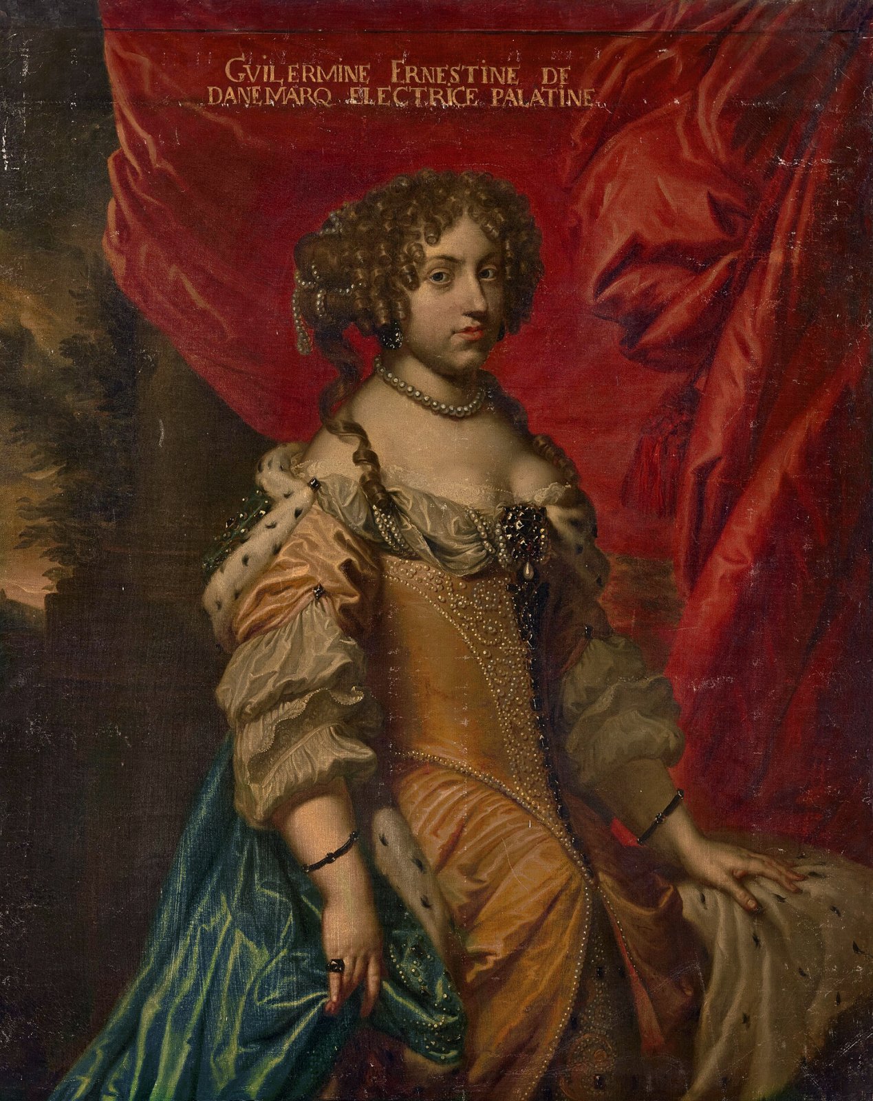 Porträt von Wilhelmine Ernestine
