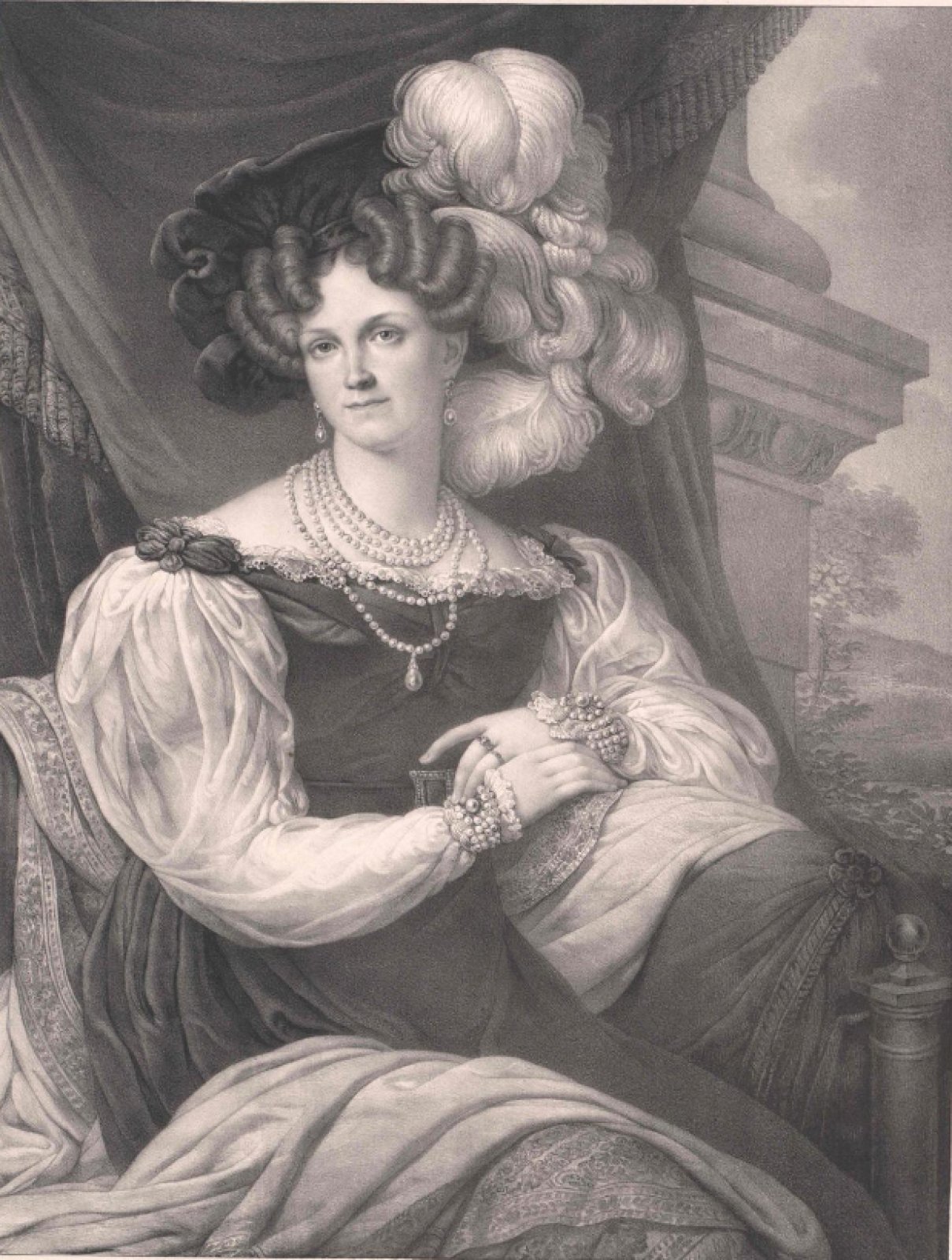 Porträt von Wilhelmine Luise