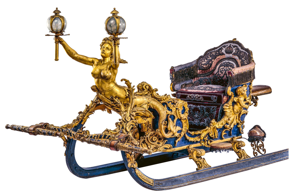 Erster Nymphenschlitten König Ludwig II. (1875)