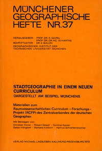 Cover: Müchener Geographische Hefte  Nr. 37