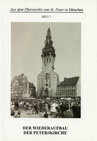 München Buch Der Wiederaufbau der Peterskirche