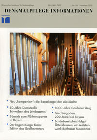 Cover: Denkmalpflege Information 2010/11