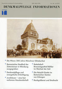 Cover: Denkmalpflege Information 2010/07