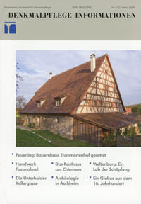 Cover: Denkmalpflege Information 2009/03