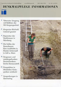 Cover: Denkmalpflege Information 2011/07
