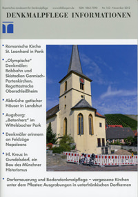 Cover: Denkmalpflege Information 2012/11