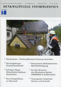 Cover: Denkmalpflege Information 2013/07