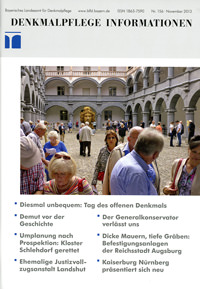 Cover: Denkmalpflege Information  2013/11