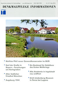 Cover: Denkmalpflege Information 2014/03