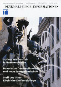 Cover: Denkmalpflege Information 2014/07