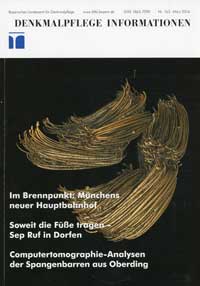 Cover: Denkmalpflege Information 2016/02