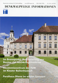 Cover: Denkmalpflege Information 2016/07