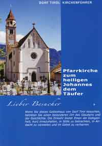 Cover: Dorf Tirol Kirchenführer