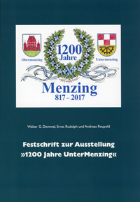 Cover: Festschrift zur Ausstellung  »1200 Jahre Untermenzing«
