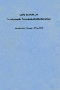 Cover: Jahresband der Führungen 1978 und 1979