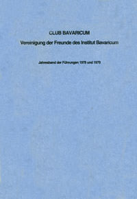 Cover: Club Bavaricum