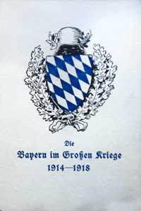 Cover: Die Bayern im Großen Kriege 1914-1918