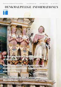 Cover: Denkmalpflege Information 2017