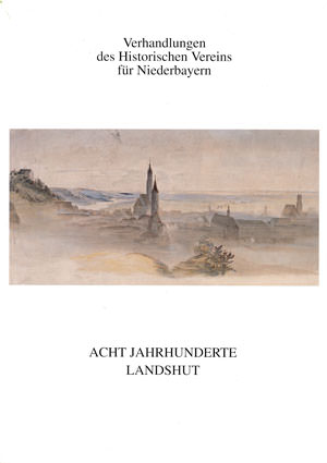 Cover: Verhandlungen des Historischen Vereins für Niederbayern
