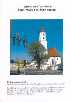 Cover: Sankt Gallus in Steinhöring