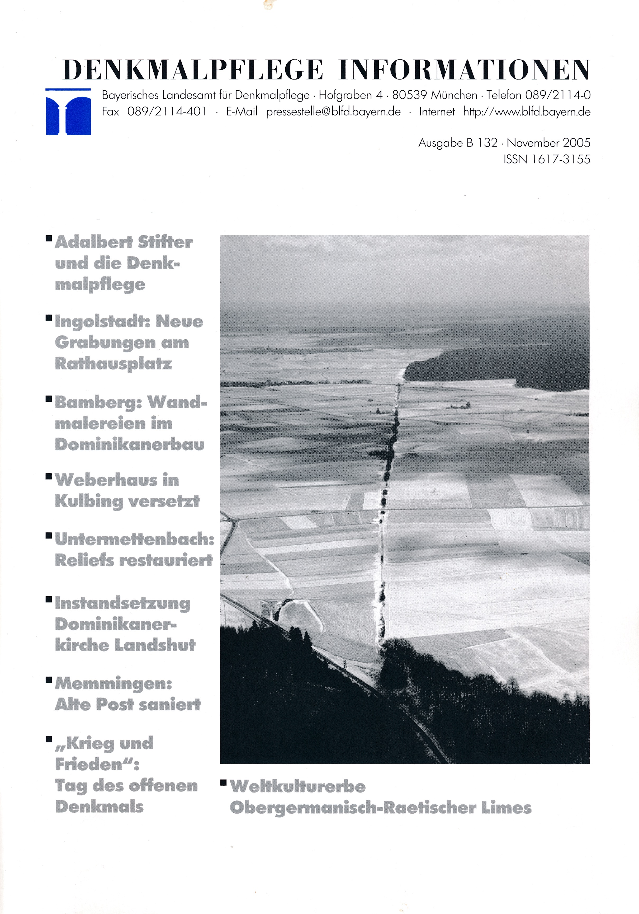 Cover: Denkmalpflege Information 2005/04